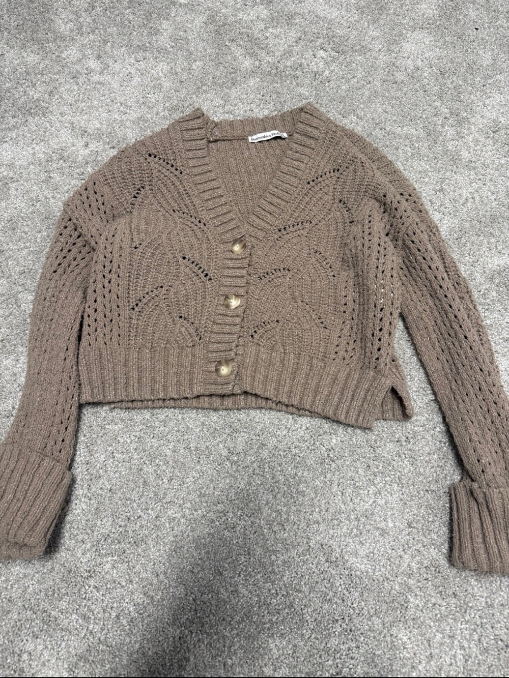 Abercrombie Brown Cardigan